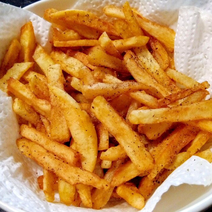 黒胡椒フライドポテトの作り方!